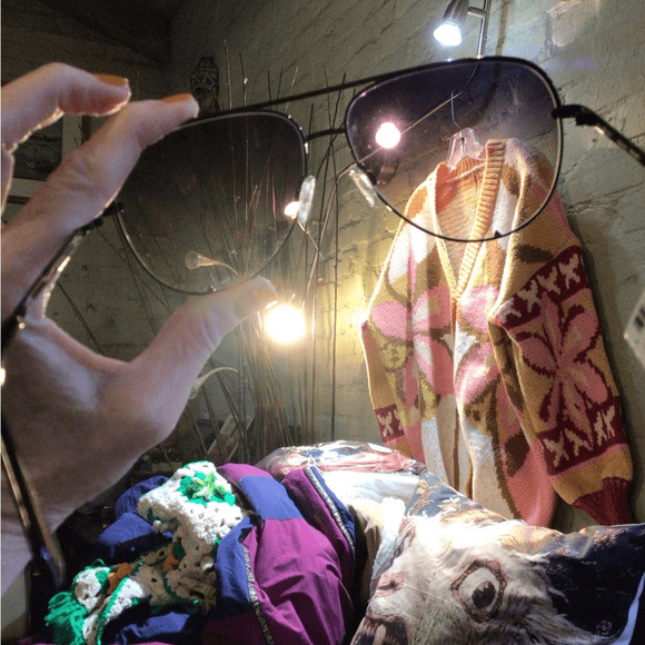 NEW! Rare QUAY high Key Cocoa fade Aviator Sunglasses ^read!